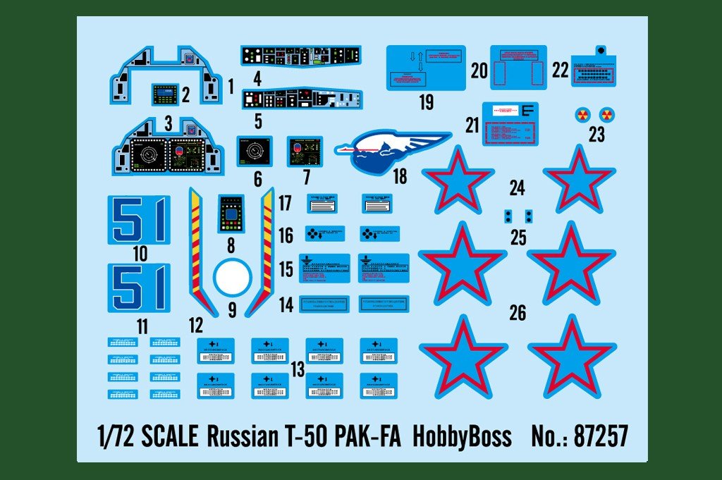 Hobby Boss 87257 T-50 PAK-FA russe (1/72) – image 4