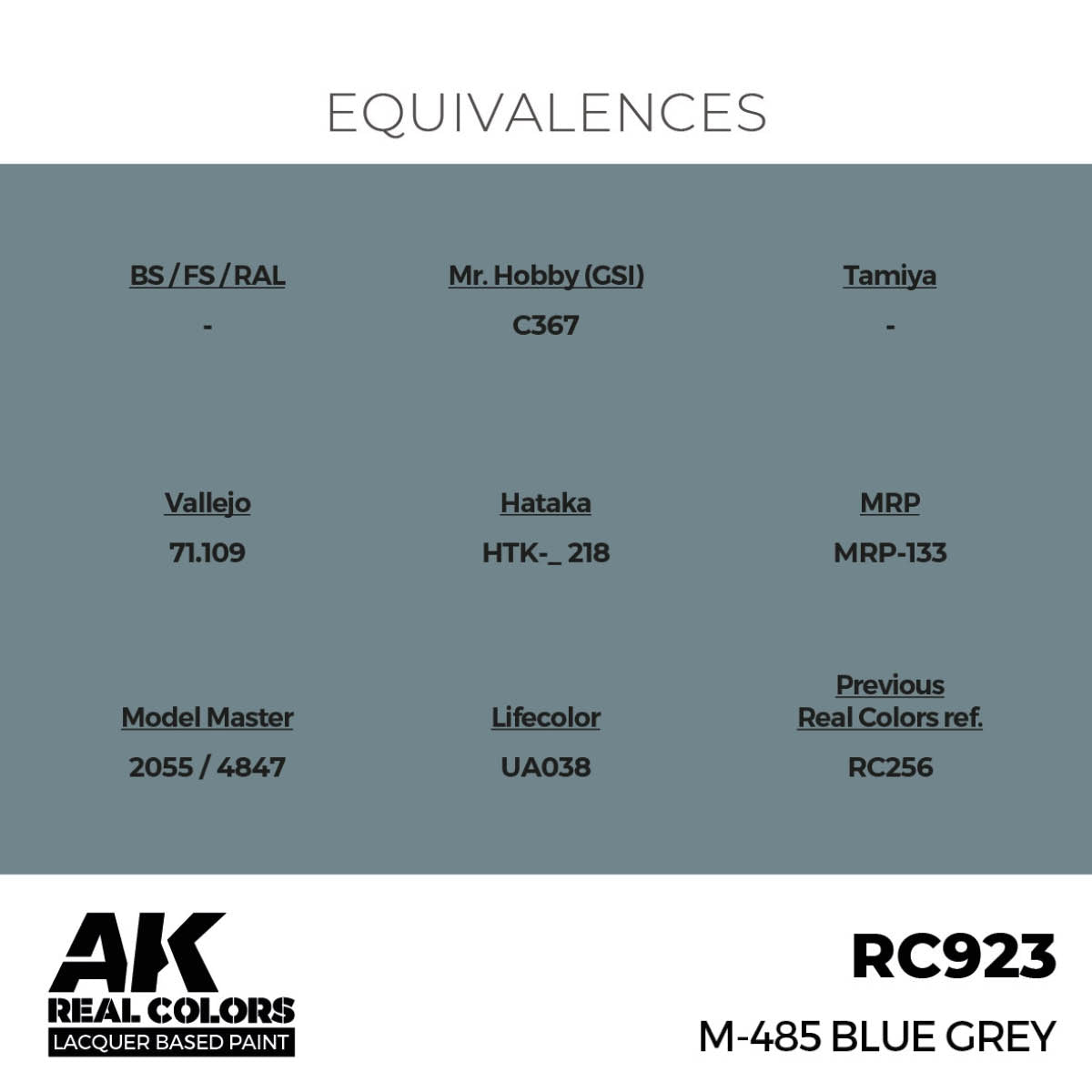 AK Interactive RC923 M-485 Blue Grey 17 ml – imagen 2