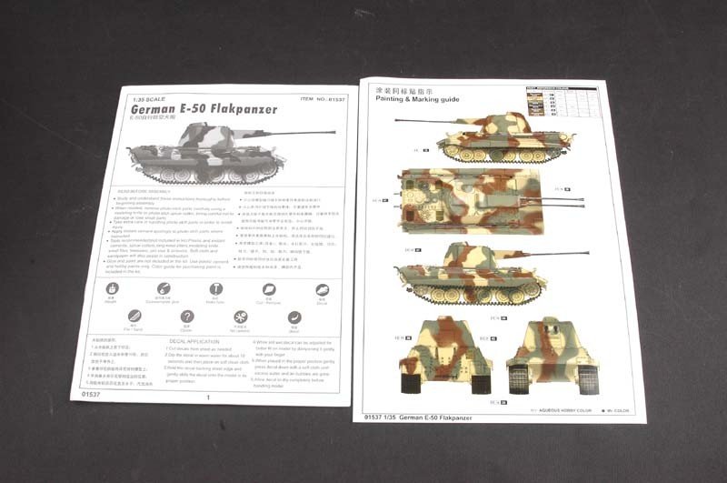 Trumpeter 01537 German E-50 Flakpanzer 1/35 – imagen 9