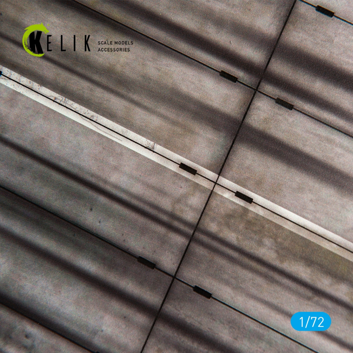 KELIK KS72001 CONCRETE PLATES TYPE 1 BASE - ACRYLIC 3 MM (280 X 180 MM) 1/72 – Bild 2