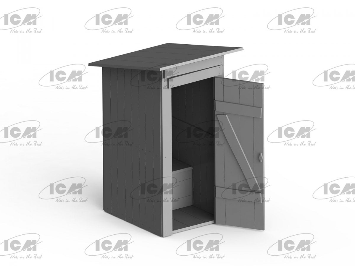 ICM 35800 WC Field Toilet 1/35 – immagine 3