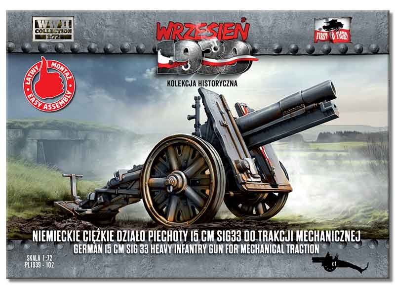 First To Fight PL102 Niemieckie Ciężkie Działo Piechoty 15cm sIG33 1/72 – zdjęcie 5