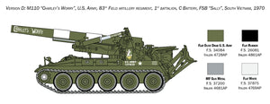 Italeri 6574 M110 Self Propelled Howitzer 1/35 – zdjęcie 4
