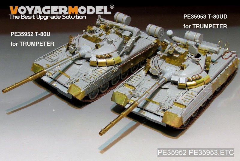 Voyager Model PE35953 Modern Russian T-80UD Main Battle Tank （smoke discharger include）For TRUMPETER 09527 1/35 – Bild 14