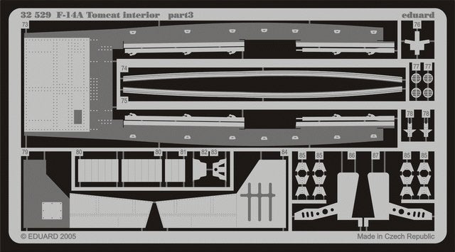 Eduard 32529 F-14A interior 1/32 Tamiya – immagine 4