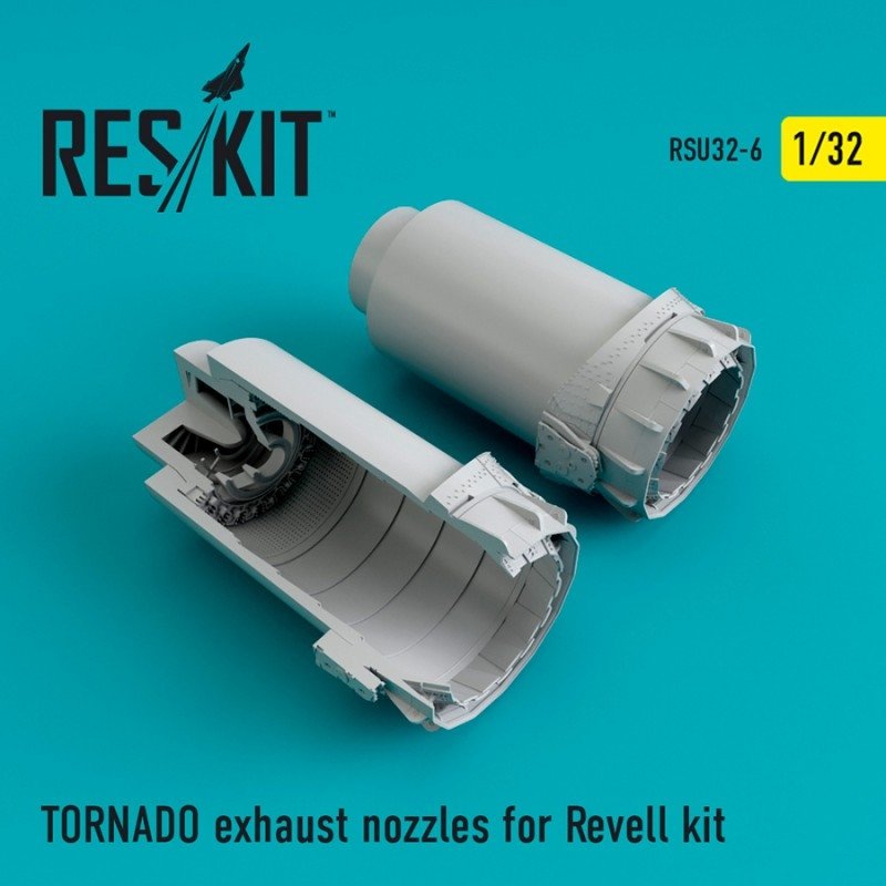 RESKIT RSU32-0006 TORNADO exhaust nozzles for Revell Kit 1/32