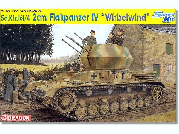 Dragon 6540 Sd.Kfz. 161/4 2cm Flakpanzer IV Wirbelwind 1/35