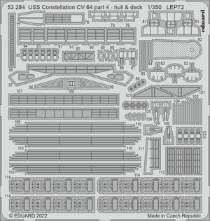 Eduard BIG5367 USS Constellation CV-64 PART II RUMPETER 1/350 – zdjęcie 5