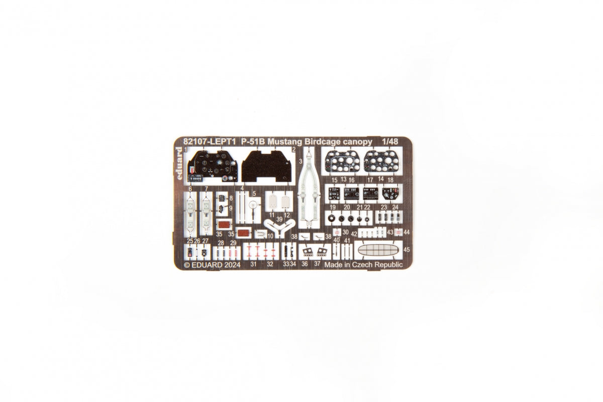 Eduard 82107 P-51B Mustang Birdcage canopy 1/48 – Bild 5