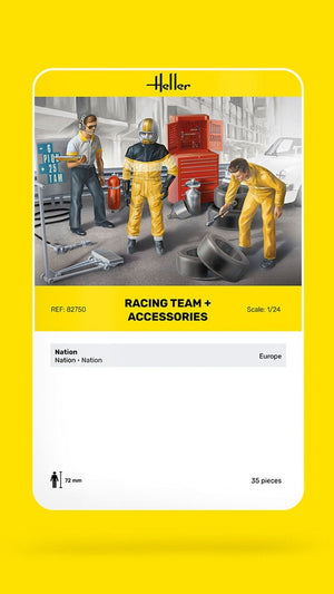 Heller 82750 Racing Team and Accessories 1/24 – zdjęcie 5