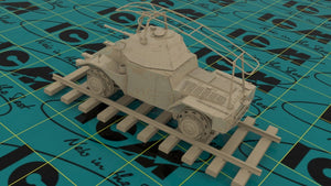 ICM 35376 Panzerspahwagen P 204 (f) Railway, WWII German Armoured Vehicle 1/35 – Bild 4