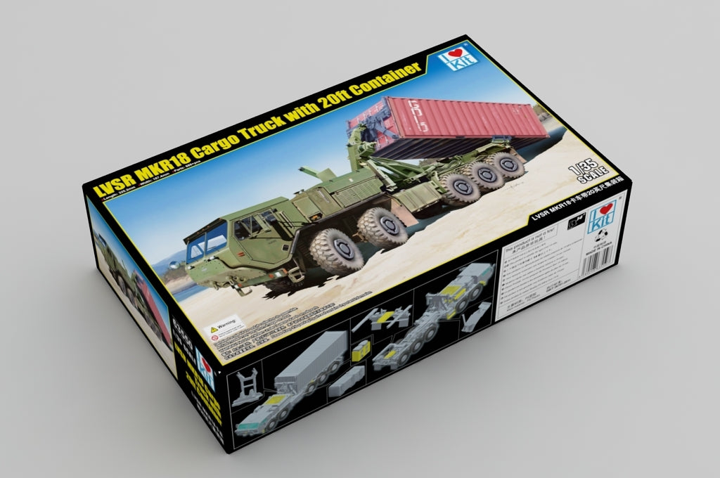 Camion cargo I Love Kit 63550 LVSR MKR18 avec conteneur de 20 pieds, échelle 1/35 – image 2