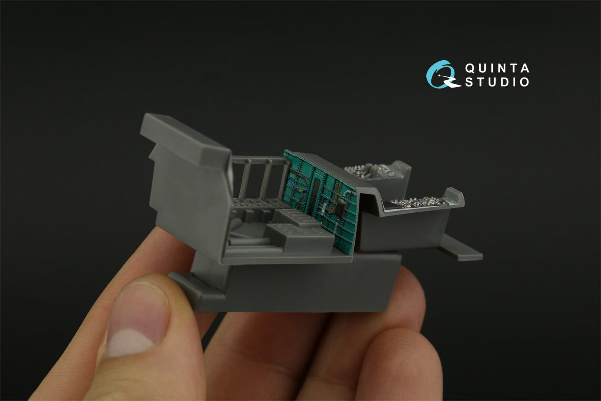 Quinta Studio QD48417 F-15C Eletronics bay 3D-Printed coloured Interior on decal paper (Academy) 1/48 – imagen 10