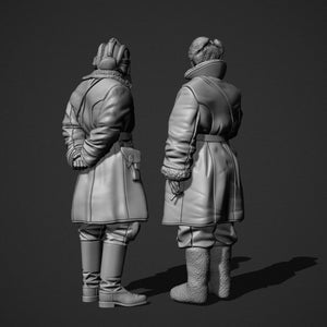 Panzer Art FI35-130 Officiers de chars soviétiques en manteau de peau de mouton, ensemble 1/35 – image 2
