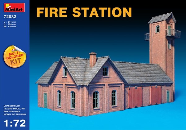 MiniArt 72032 FIRE STATION 1/72