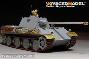 Voyager Model PE35870 WWII German Panther II Prototype Design Plan basic for AMUSING HOBBY 1/35 – immagine 8