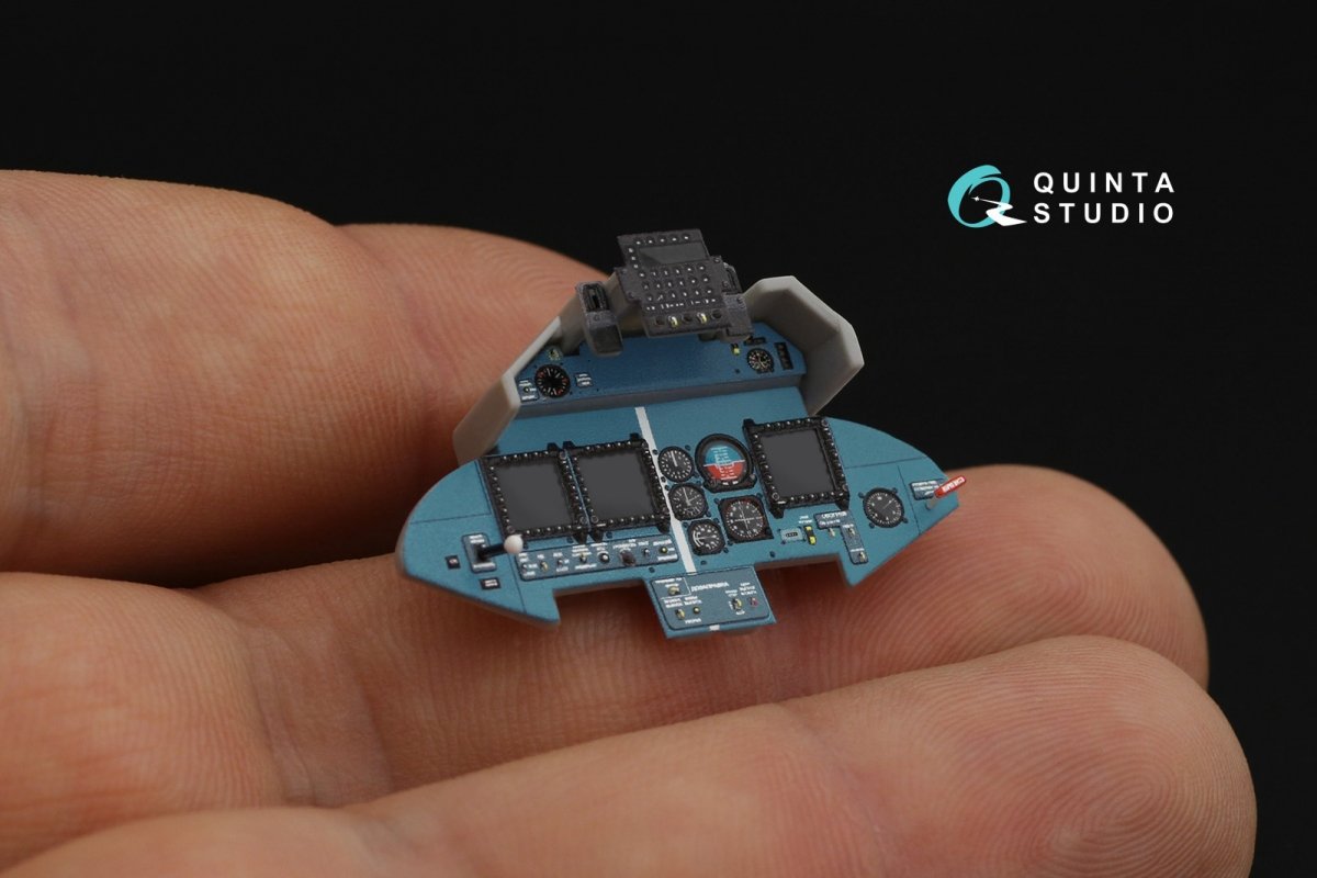 Quinta Studio QD32095 Su-30SM 3D-Printed &amp;amp; coloured Interior on decal paper (conversion for Trumpeter Su-30MKK ) 1/32 – imagen 7