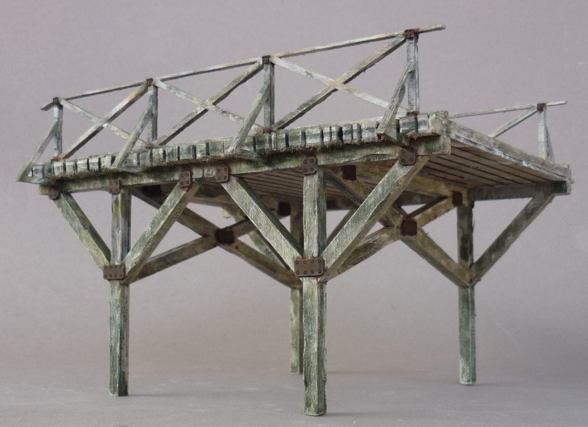 RT-Diorama 35546 Wooden bridge 1/35 – imagen 9