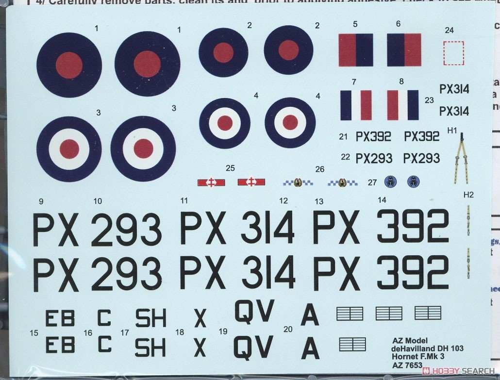 AZ Model AZ7653 de Havilland DH.103 Hornet F Mk. 3 1/72 – Bild 5