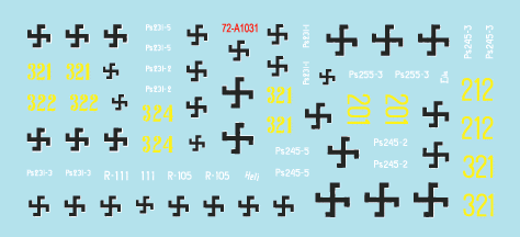 Star Decals 72-A1031 Finnish Tanks in WW2 # 3. T-34 m/1941, T-34 m/1943 and T34/85 1/72 – Bild 3