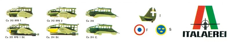 Italeri 0106 Caproni Ca. 313/314 Vintage Special Anniversary Edition 1/72 – Bild 7