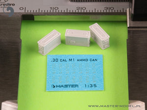 Master GM-35-091 M1 Ammo Boxes for Browning M1919 Rifle .30cal (7.62mm) (6 pcs.) - CLOSED 1/35 – image 3