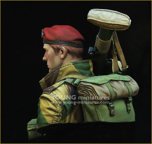 Young Miniatures YM1871 Parachutistes britanniques de la Seconde Guerre mondiale avec PIAT 1/10 – image 2