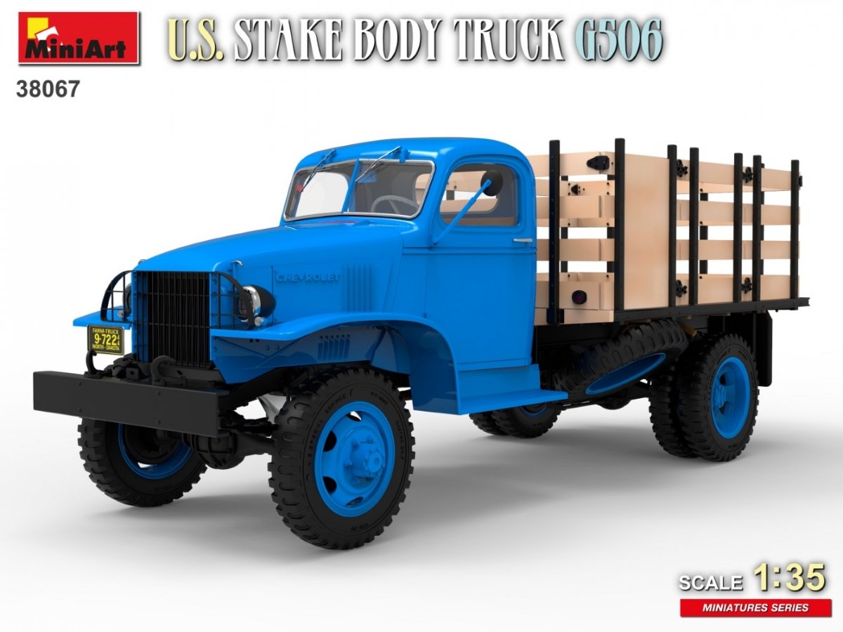 MiniArt 38067 U.S. STAKE BODY TRUCK G506 1/35 – zdjęcie 2