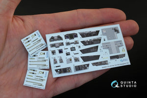 Quinta Studio QD48051 F/A-18F late / EA-18G 3D-Printed &amp;amp; coloured Interior on decal paper (for Hasegawa kit) 1/48 – Bild 2