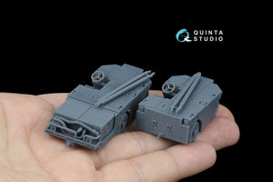 Quinta Studio QT72017 US NAVY AS32A-49 Deck tractor, short/long version, Full kit 1/72 – immagine 4