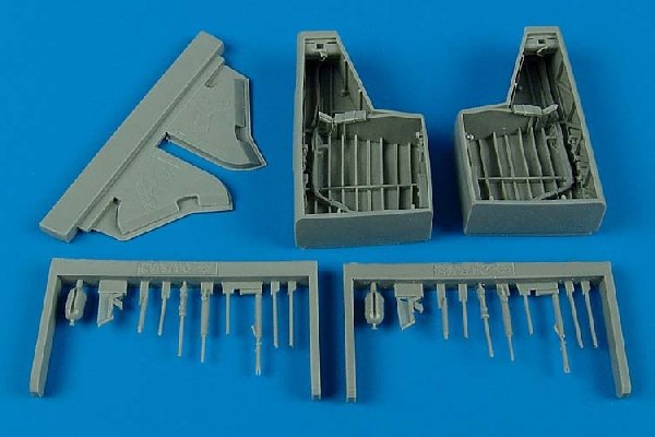 Aires 4399 Hawker Typhoon wheel bay 1/48 Hasegawa