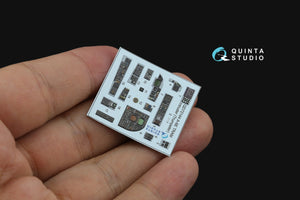 Quinta Studio QD72144 A-6E TRAM Intruder 3D-Printed &amp;amp; coloured Interior on decal paper (Trumpeter) 1/72 – imagen 4