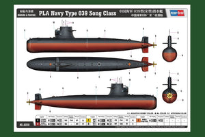 Hobby Boss 83518 PLA Navy Type 039 Song Class 1/350 – Bild 4