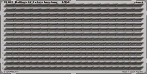 Eduard 99022 Railings 45´ 3 chain bars short 1/350