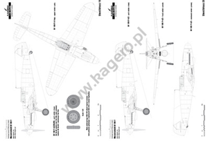 Kagero 7076 Messerschmitt Bf 109 F EN/PL – immagine 4