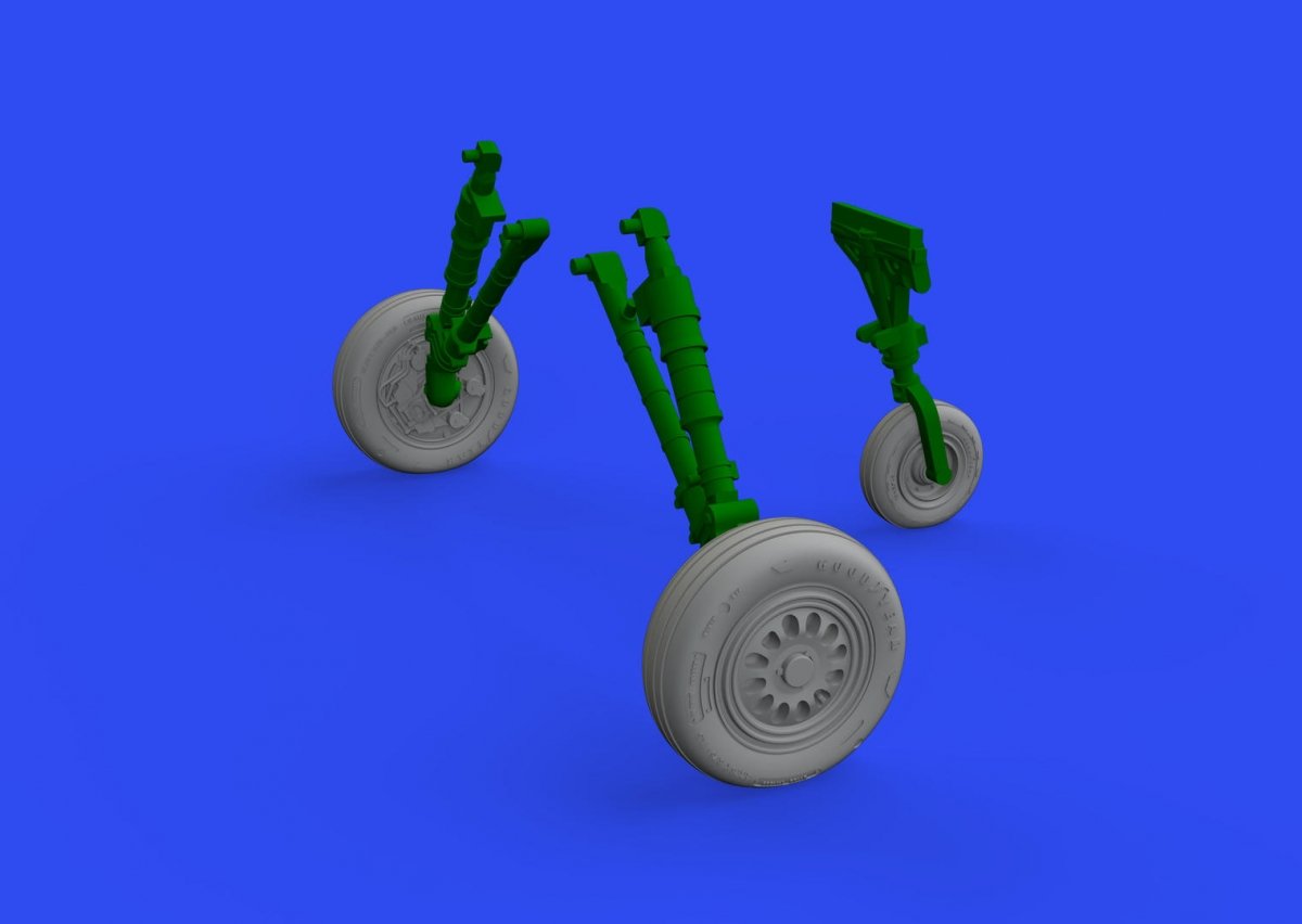 Eduard 648833 F-16C wheels late KINETIC MODEL 1/48 – image 2