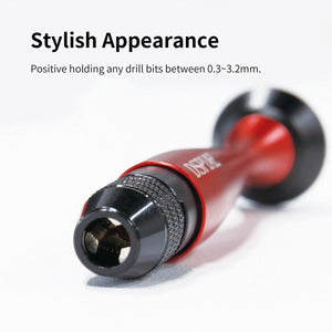 DSPIAE AT-VHDS Aluminum Alloy Hand Drill 0.3-3.2mm / wiertarka z wiertłami – Bild 5