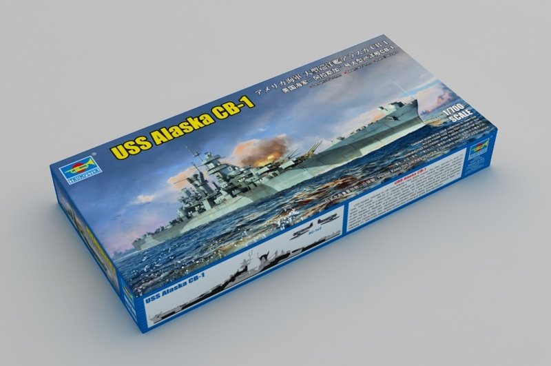 Trumpeter 06738 USS Large cruiser Alaska 1/700 – imagen 2