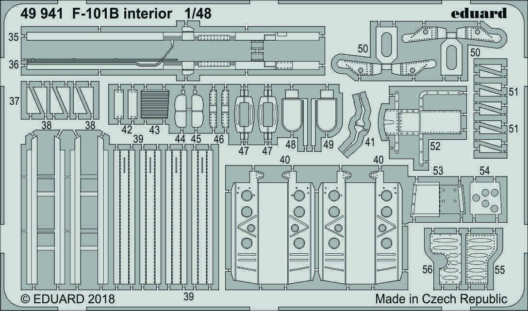 Eduard 49941 F-101B interior 1/48 KITTY HAWK – Bild 2