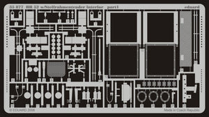 Eduard 35877 BR 52 w/ Steifrahmentender interior 1/35 Trumpeter