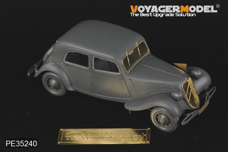 Voiture d&amp;#39;état-major Citroën Traction 11CV de la Seconde Guerre mondiale, modèle Voyager PE35240, pour Tamiya 35301, échelle 1/35 – image 4