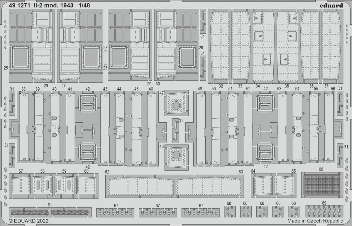Eduard 491271 Il-2 mod. 1943 ZVEZDA 1/48 – imagen 2