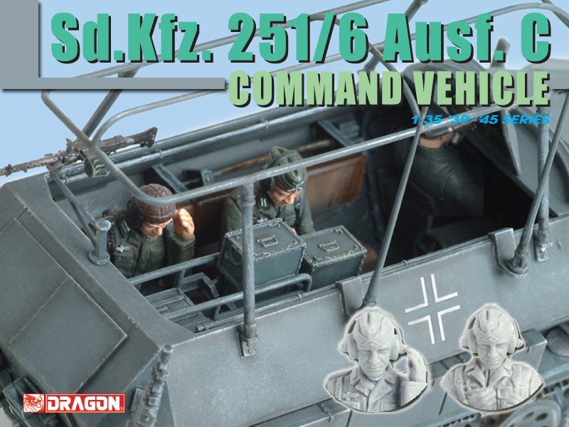 Dragon 6206 Sd.Kfz. 251/6 Ausf. C Command Vehicle 1/35 – image 4