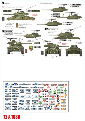 Star Decals 72-A1030 Indochine # 2. M24 Chaffee / Bison 1/72 – Bild 2