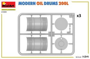 MiniArt 24008 MODERN OIL DRUMS 200L 1/24 – immagine 5