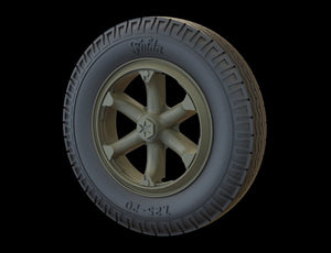 Roues de route Panzer Art RE35-206 pour Henschel 33 (modèle commercial) 1/35