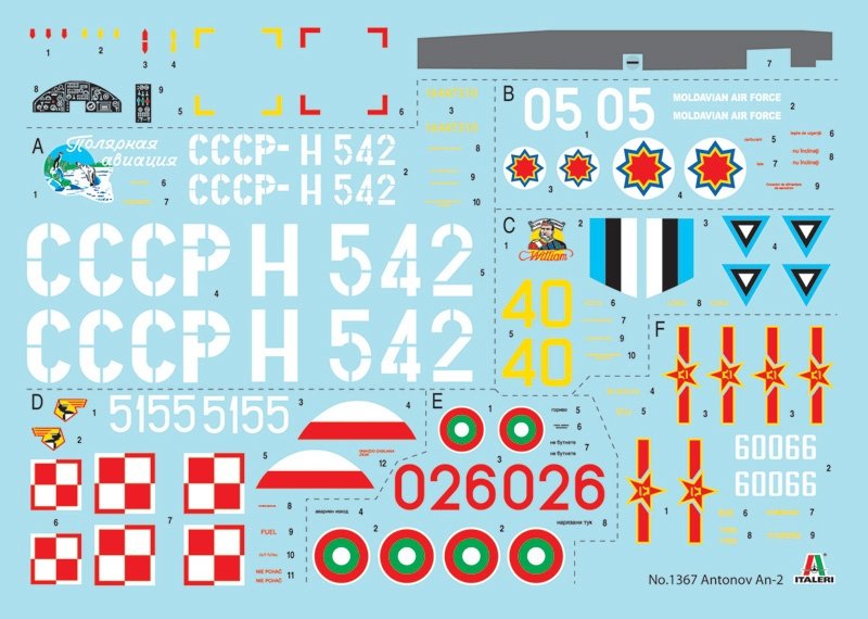 Italeri 1367 Antonov An-2 1/72 – immagine 3