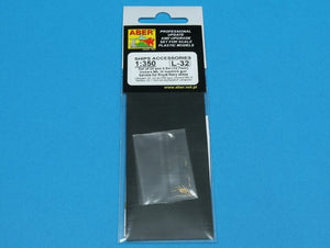 Aber 350L-32 Set of 20 pcs 0,5in (12,7mm) Vickers Mk.III machine gun barrels for Royal Navy ships 1/350 – Bild 4