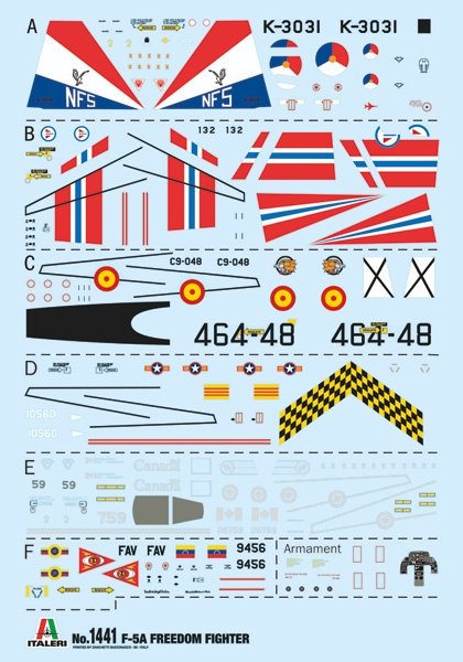 Italeri 1441 F-5A Freedom Fighter 1/72 – Bild 3