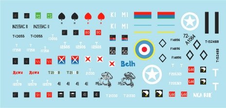 Star Decals 72-A1064 ANZAC # 1 New Zealand and Australian tanks and AFVs in Africa and Middle East WW2. 1/72 – Bild 3